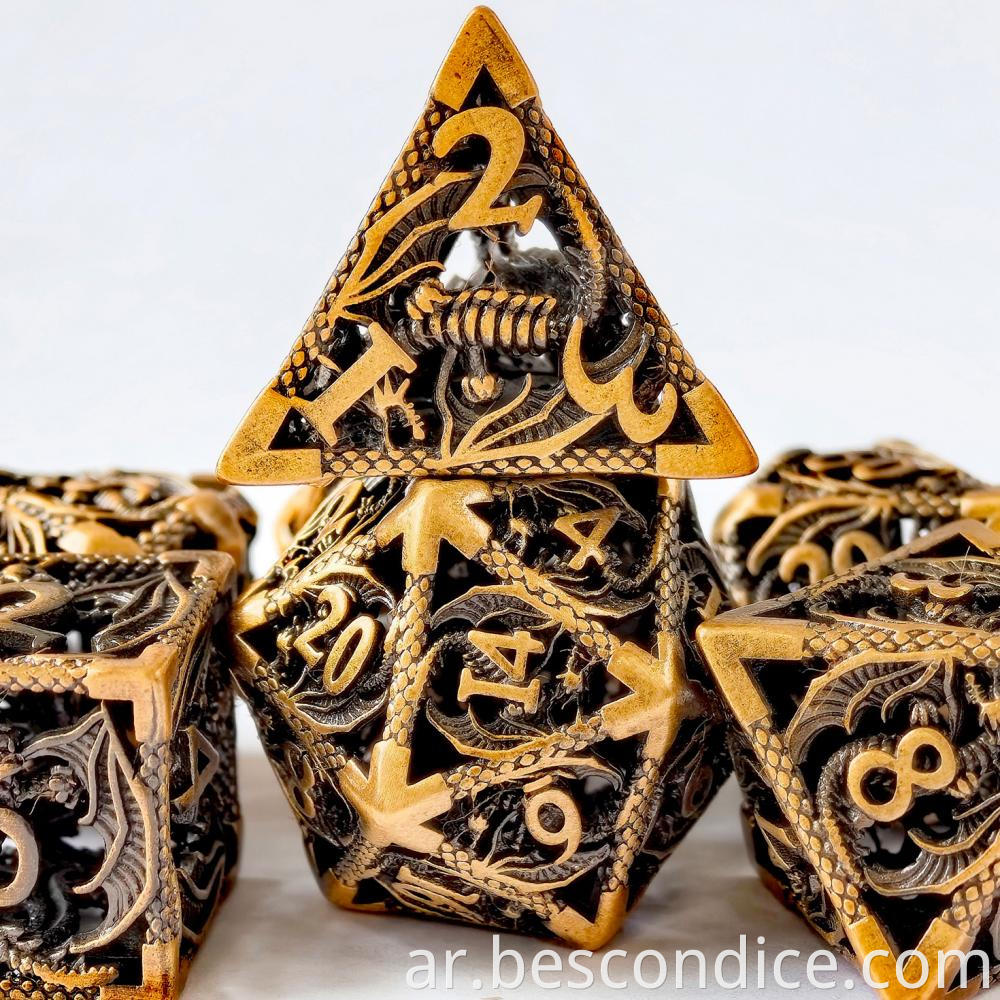 Pathfinder Rpg Dice Hollow Metal